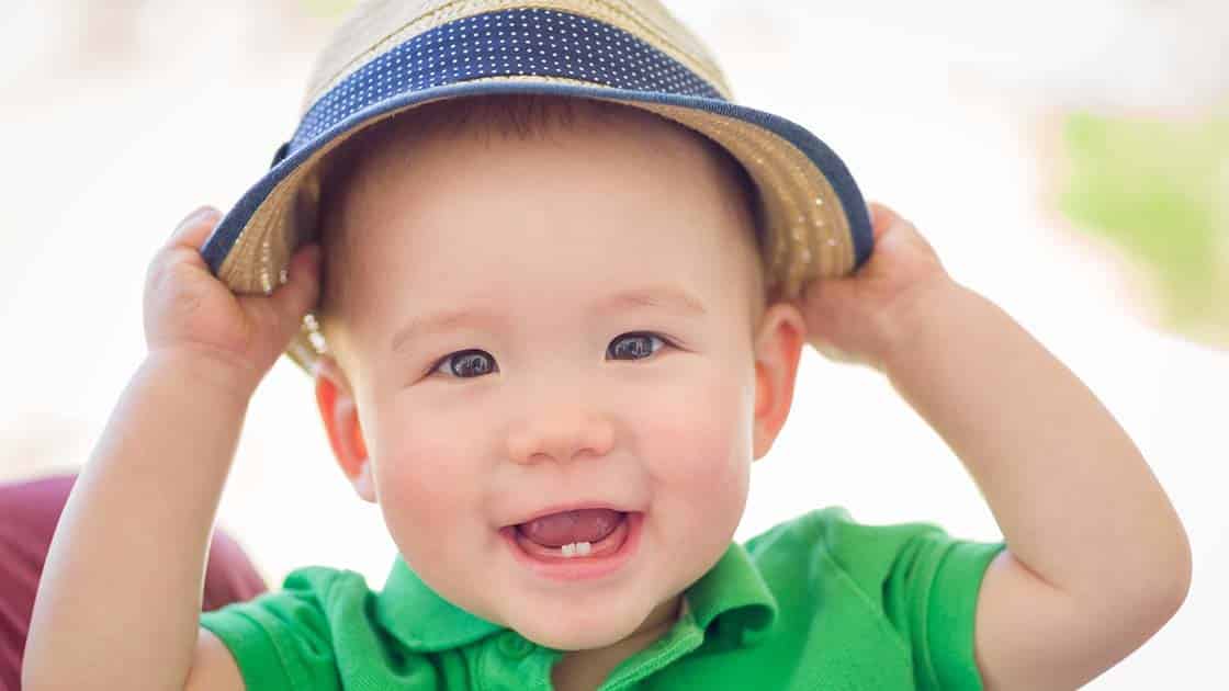 Baby with hat